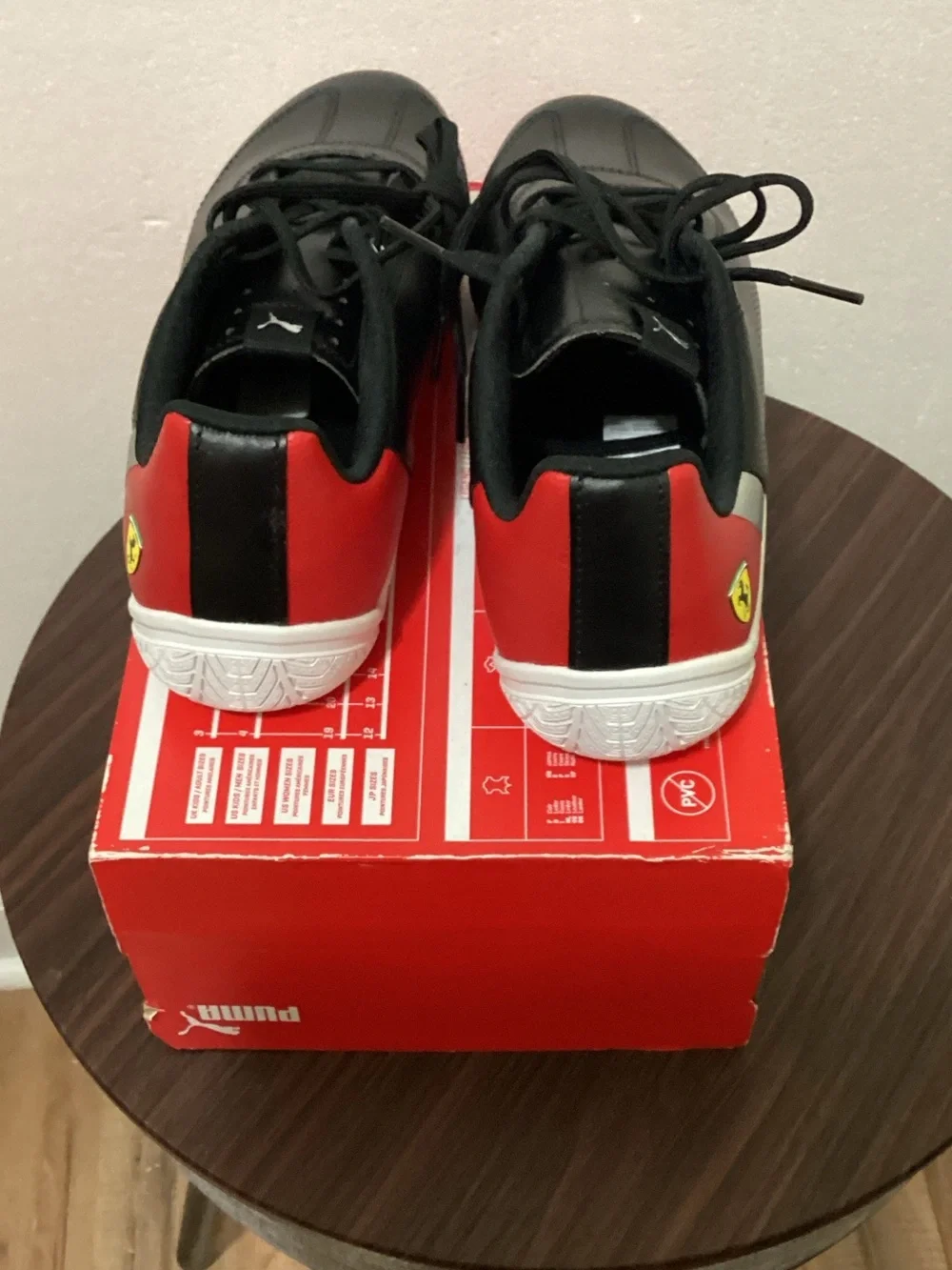 Puma Black Low-Profile Lace-Up Sneakers